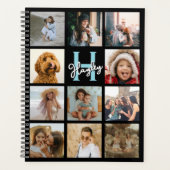 Planificateur de Collage de Photos à Monogramme Te (Devant)