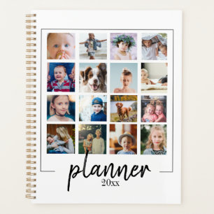 Planificateur de collage photo de script personnal