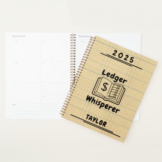 Planificateur de comptabilité Whisperer (Devant avec enveloppe)