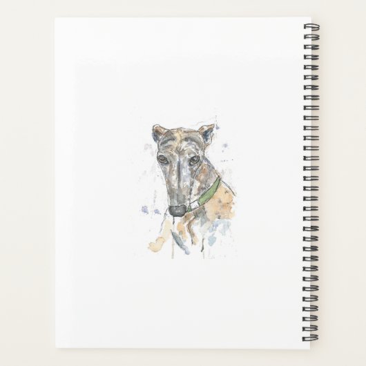 Planificateur de conception de brindle greyhound (Dos)