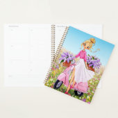 Planificateur de conception de fleurs printanières (Devant avec enveloppe)