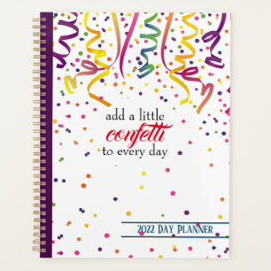Planificateur de Confettis Colorés