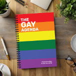 Planificateur de couleurs Gay Agenda Pride<br><div class="desc">The Gay Agenda Proud Colors Planner - Pour notre communauté LGBT nous présentons ce planificateur très cool. Présenté en couleurs gay pride pour aider à célébrer l'amour et l'acceptation pour tous. Restez sur tous vos rendez-vous et notes importants avec ce planificateur coloré et moderne.</div>
