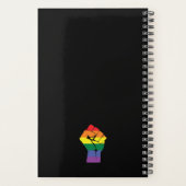 Planificateur de couleurs Gay Agenda Pride (Dos)