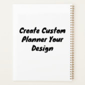 Planificateur de couverture souple personnalisé av (Dos)