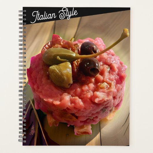 Planificateur de cuisine de style italien - Recett (Devant)