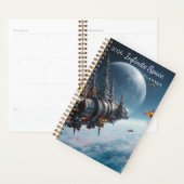 Planificateur de design Sci-Fi 2026 (Devant avec enveloppe)
