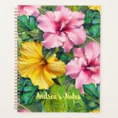 Planificateur de design tropical Hibiscus (Devant)