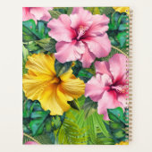Planificateur de design tropical Hibiscus (Dos)