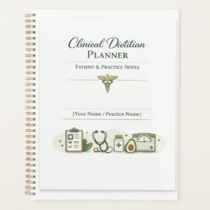 Planificateur de diététiste clinique Notes de pati