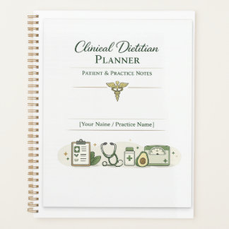 Planificateur de diététiste clinique Notes de pati