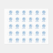 Planificateur de dîner / Sticker organisateur / Ét (Feuille)