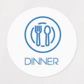 Planificateur de dîner / Sticker organisateur / Ét (Design 2)