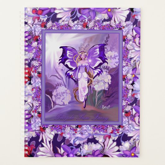 Planificateur de fées violet (Devant)
