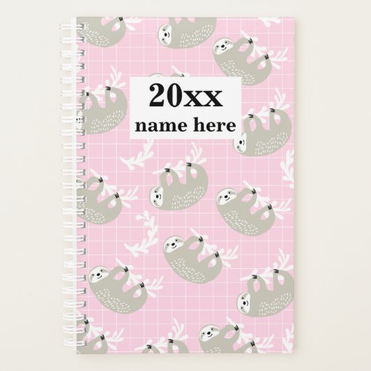 Planificateur de fentes personnalisées pour enfant (Devant)