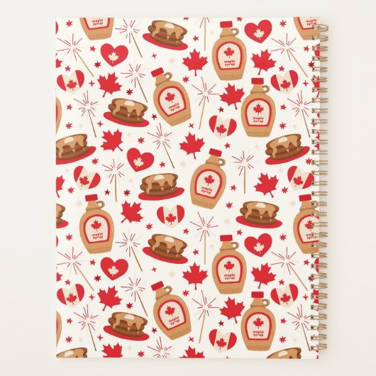 Planificateur de fête du Canada (Dos)