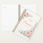Planificateur de feuillage fleuri 2026 (Devant avec enveloppe)