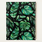 Planificateur de feuille de la jungle tropicale fo (Dos)