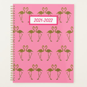 Planificateur de Flamants roses d'or