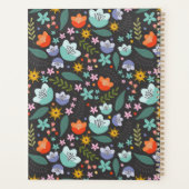 Planificateur de Fleurs Colorées de Printemps 20XX (Dos)