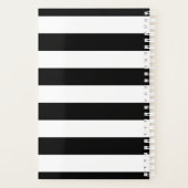 Planificateur de fleurs d'aquarelle violet et or (Dos)