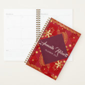 Planificateur de fleurs de fleurs de fleurs de pru (Devant avec enveloppe)