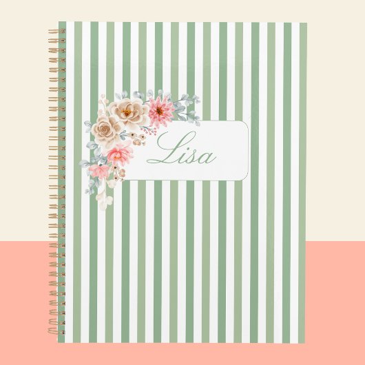 Planificateur de fleurs de printemps personnalisé