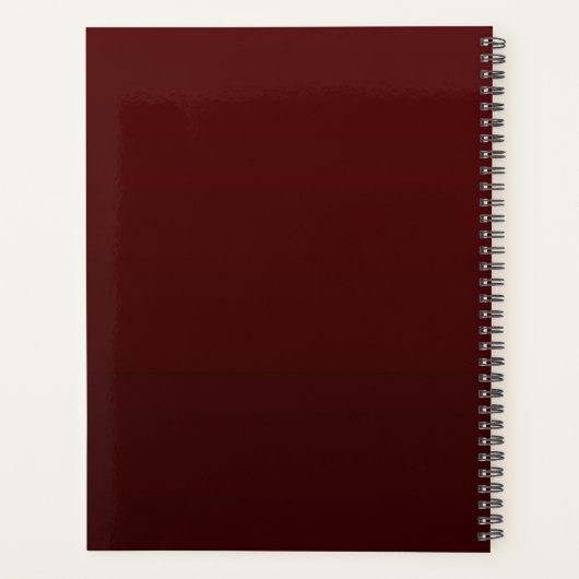 Planificateur de fleurs dorées de Bourgogne (Dos)