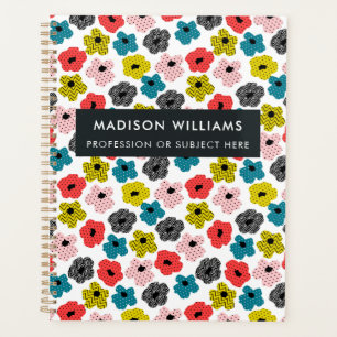 Planificateur de fleurs modernes minimes