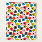 Planificateur de fleurs modernes minimes (Dos)