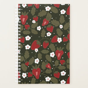 Planificateur de fraises   planificateur mignon