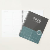 Planificateur de grille de blueprint moderne PR01 (Devant avec enveloppe)