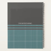 Planificateur de grille de blueprint moderne PR01 (Dos)