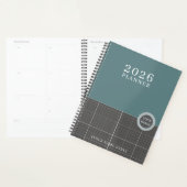 Planificateur de grille de blueprint moderne PR02 (Devant avec enveloppe)