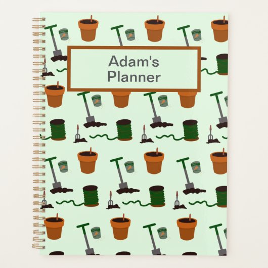 Planificateur de jardinage personnalisé (Devant)