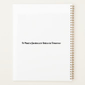 Planificateur de jardinage plante (Dos)