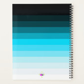 Planificateur de jour Cyan Blue (Dos)