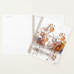 PLANIFICATEUR DE JOUR DE CHEVAUX SAUVAGES