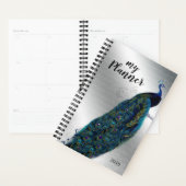 Planificateur de jour de lettre d'argent d'oiseau (Devant avec enveloppe)