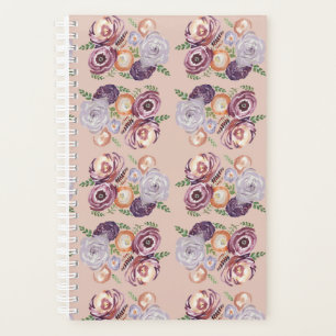 Planificateur de jour Motif rose