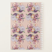 Planificateur de jour Motif rose (Dos)