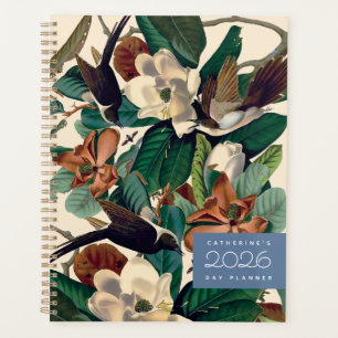 Planificateur de jour Vintage Birds with Magnolia