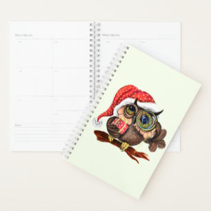 Planificateur de la chouette de Noël