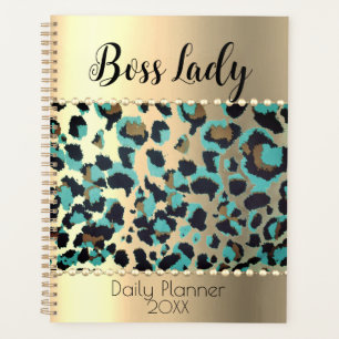 " Planificateur de la dame du chef Glam Leopard