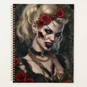 Planificateur de la Reine Vampire Gothique Corne