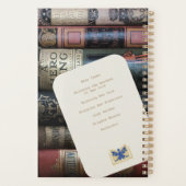 Planificateur de la société littéraire (Dos)