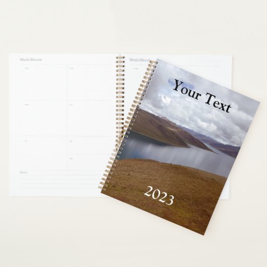 Planificateur de lac Tibétain (Devant avec enveloppe)