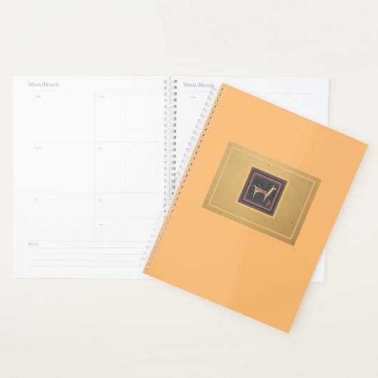 Planificateur de lama Whimsical (Devant avec enveloppe)