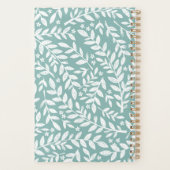 Planificateur de l'année et du nom Turquoise esqui (Dos)