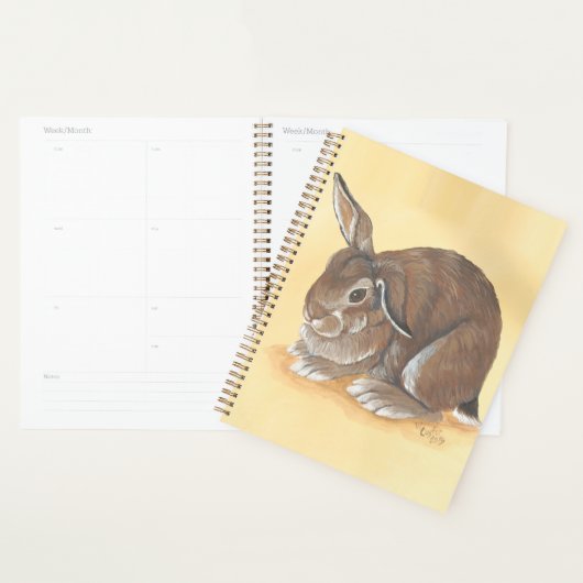 Planificateur de lapin (Devant avec enveloppe)